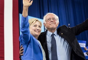 Sanders and Clinton