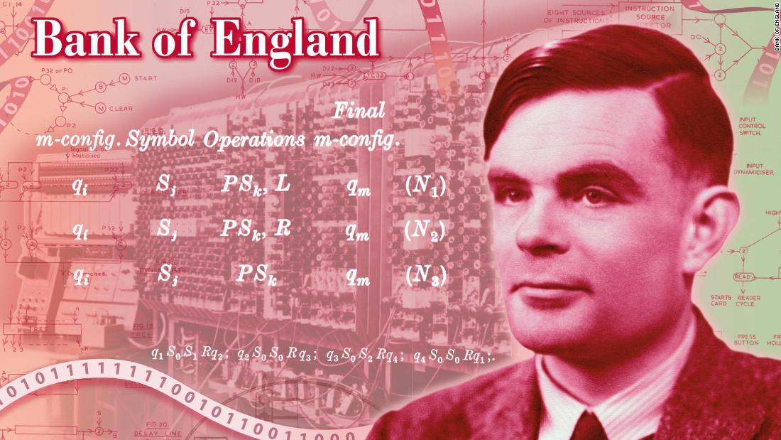 Alan Turing 50 pound note