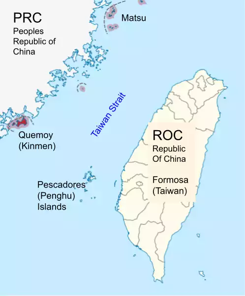 Map of Formosa and outlying islands
